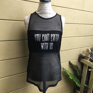 Blackcraft Cult fishnet Tank